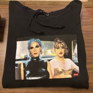 SUPREME NAN GOLDIN / MISTY & JIMMY PAULETTE HOODIE SS 2018 XL